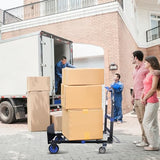 3 in1 Heavy Duty Convertible Hand Truck Dolly Cart, Folding Trolley Cart with Wheels