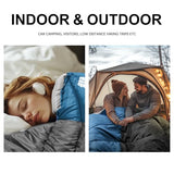 TANSTRIDER Sleeping Bags for Adults Cold Weather,3-4 Season 4lb Lightweight Sleeping Bag for Kids Girls Boys with Compression Sack,Camping Essentials Gear, Hiking,Travel,Backpacking,Outdoor & Indoor