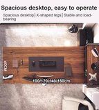 Modern Home Office Desk,Rustic with Large Desktop,Wood Executive Desk