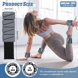 Ankle Weights Set of 2 (2 lb Each) Adjustable Wrist Weights for Women Men Wearable Arm Leg Weight for Pilates, Running, Walking, Workout, Yoga, Dark Grey