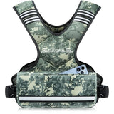 BAGAIL Adjustable Weighted Vest for Women 4-10lb, Comfortable U-Neck Rucking Vest with 6 Removable Weights, Storage Pocket