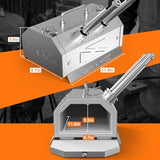ATkrou 2 Burner Propane Blacksmith Forge Kit, 2600°F Metal Forge