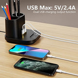 GONDSILY LED Desk Lamp with USB Charging Port Touch Control 3 Color Modes, Stepless Dimming,Eye-Caring LED Table Lamp, 5V, 2.4A