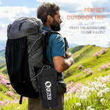QEZER Down Sleeping Bag for Adults 600 Fill Power, Cold Weather Compact Ultralight All Seasons Sleeping Bag for Backpacking, Camping, Hiking