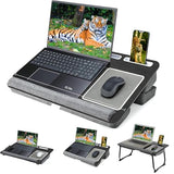 Laptop Lap Desk, Lap & Bed Desk with Adjustable Cushion, Fit up to 17" Laptop Stand for Couch