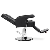 Artist hand Barber Chair for Barbershop Hydraulic Recliner Salon Chair 360 Degree Swivel with Adjustable Headrest Wide Seat Shampoo Spa Beauty Equipment for Hair Stylist