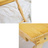 NRFJFOP Laptop Stand Lap Desk Table with Adjustable Leg Foldable Breakfast Serving Bed Tray