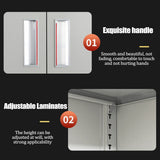700-Key Wall-Mounted Key Cabinet Adjustable Combination Lock Box