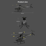 rcxperts YU Xiang F119S MD500 Remote Control Helicopter, 1/16 2.4G 9CH 250-Class 6-Axis Gyro Military RC Helicopter with 6G/3D Switchable Modes and Optical Flow for Adult(Red & White/4 Battery)