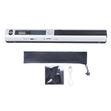 Portable Scanner, Mobile Document Scanner A4 Scanning for Photo (Silver) ZIZEV