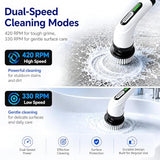 Highyes Electric Spin Scrubber for Bathroom