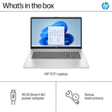 HP 17 Inch Laptop Copilot AI PC, AMD Ryzen 5 7430U, 32GB RAM, 1TB SSD