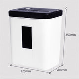 ZSRUIKJN Paper Shredder Office and Household Electric Confidential Particle Mini Commercial