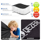 QEZER Down Mummy Sleeping Bag for Adults, 32°F to 10°F Lightweight Compact for Camping Backpacking Hiking, 4 Season Outdoor Sleeping Bag with 600 Fill Power Down