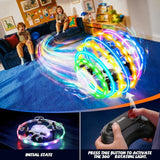 Veeniix 360° RGB Light Rotation Drone for Kids, RC Quadcopter with Altitude Hold, One Key Take Off & Landing, Left Right Side Fly, 3 Adjustable Speeds & Trim Function, Gift Toys for Boys and Girls, Indoor Outdoor Toy