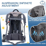 WIPHA Hiking Baby Carrier Backpack, Lightweight Child Carrier, Breathable Mesh Toddler Carrier for Outdoor Adventures, Ergonomic Design, Perfect for Travel, Hiking & Daily Use