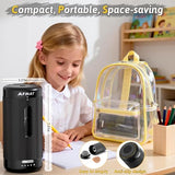 Electric Pencil Sharpener, Auto in & Out, 5 Nibs, 7K+ Uses, Fully Automatic Pencil Sharpener for Classroom