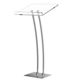 Podium Lectern with Iron Stable Bottom, Pulpits for Churches with 10MM Thickened Acrylic Countertop