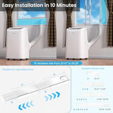 ZAFRO Portable Air Conditioners, 12000 BTU (8000 BTU SACC)