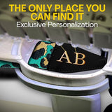 Art Tribute Camera Strap Personalized With Name - Shoulder, Crossbody & Neck Camera Strap for Photographers, Fits All Cameras, Canon Nikon Sony Fujifilm, Padded Strap W/Quick Release & Leather Ends