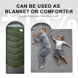 TANSTRIDER Sleeping Bags for Adults Teens, 3 Season Lightweight Camping Sleeping Bag, Compact Waterproof Backpacking Gear for Men Women, Warm Weather Hiking Travel, Compression Sack, 86.6x31.5, 3lb