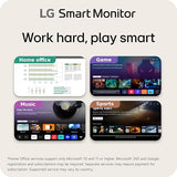 LG 34SR60QC-W 34-inch QHD (3440x1440) Curved Smart Monitor with Streaming
