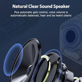 Conference Speaker and Microphone, Bluetooth/USB Speakerphone with 2 Expansion Mics, 360° Enhanced Voice Pickup, Noise Reduction Conference Microphone