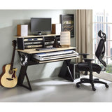 47" Computer Desk With Top Storage, Studio Desk For Music Production