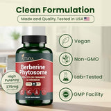 ATTAYA Berberine Phytosome Supplement (Berbevis®) with Ceylon Cinnamon & Chromium Picolinate | High Absorption Berberine Supplement | Berberine Weight Loss Support | Berberine Capsules | 60 Count
