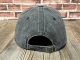 ZKFE Embroidered Corgi Hat Child Kids, Dog Lover Gift for Boy Girl, Washed Black Baseball Cap Dad Hat for Children