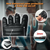 RYMNT Minimal Workout Gloves,Short Micro Weight Lifting Gloves Grip Pads with Full Palm Protection & Extra Grip, Aqua-Medium