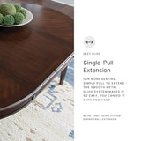 Signature Design by Ashley Lavinton Classic Dining Extension Table, Dark Brown