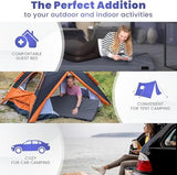 Hazli Matrix AirCell Comfort-Cell Memory Foam Camping Mattress Pad - Roll Up Mattress for Adults - Portable Cot Sleeping Pad for Camping - Floor Mat or Bed Roll for Car, SUV - Kids 64’’ x 26’’ x 3’’