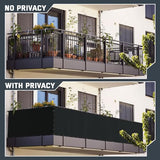 Kesfitt Chain Link Fence Privacy Screen 6x50FT, 90% Privacy Outdoor Fence Cover with Brass Grommets