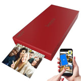 Wireless Instant Photo Printer - Portable Mobile Borderless Pictures, Printing from Your Smartphone SereneLife