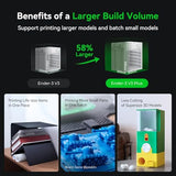 Creality Ender 3 V3 Plus 3D Printer Bundle with PLA Filament 1.75mm 4 Packs