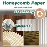 This Custom Folding Paper Room Divider Privacy Screen, Lightweight Portable Partition Temporary Wall for Home/Office/Clothing Store/Enterprise