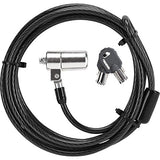 Targus DEFCON T-Lock Keyed Cable Lock for Laptop Computer and Desktop Security