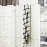 Divider, 8 Panel Folding Privacy Screen, 5.6' Tall Freestanding Wall Partition for Home Office