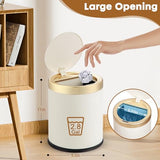onlcuk Automatic Motion Sensor Bathroom Trash Can with Lid, 2.8 Gallon Touchless