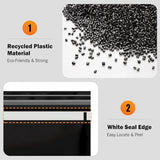 100 Count Recycled Disposable Car Trash Bags - 2.5 Gallon Heavy Duty
