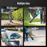 YARDCARE Electric Cordless Leaf Blower with Battery and Charger, 5-Speed + Turbo Mode, 4.0Ah Lightweight Battery Powered Powerful Blower for Blowing Leaves