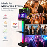 DSLR Photo Booth Machine, Instant Photobooth, 15.6inch Touchscreen