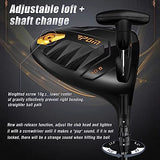 PGM Men's 13-Piece Complete Golf Club Set - Includes 3 Woods, 1 Hybrid, 7 Irons, Sand Wedge, Putter, and Stand Bag - RH