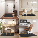 Riveroy Office Chair Mat - for Hardwood Floors, Large Non-Slip Easy-Clean Floor Protection Blanket (Black, “48 x 36in”).