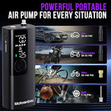 Tire Inflator Portable Air Compressor - Portable Cordless Mini Air Pump with Digital Pressure Gauge, 150PSI 3X Fast Inflation