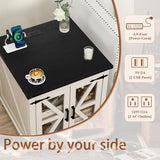Joaxswe Farmhouse Coffee Table Set 3, End Table and Coffee Table
