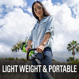 Greenworks 48V (2 x 24V) 15" Cordless String Trimmer, (2) 2.0Ah Batteries and Dual Port Charger Included