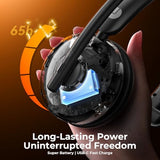 Single-Ear Wireless Headset & USB Dongle, Fit for PC/Laptop/Teams/Call Center