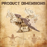 UPLIKE 3D Wooden Puzzles for Adults: 352pcs Dragon Ship Model Kits for Men - Brain Teaser Wooden Hobby Puzzle Toys - Creative Wooden Model Building Kits for Christmas Birthday Gifts Home Decor